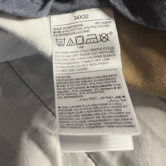 Old navy authentic taper khakis - Picture 3 of 4